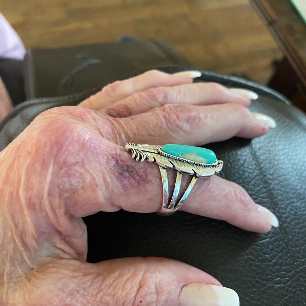 Multi Colored Turquoise Ring - Picture 4 of 4